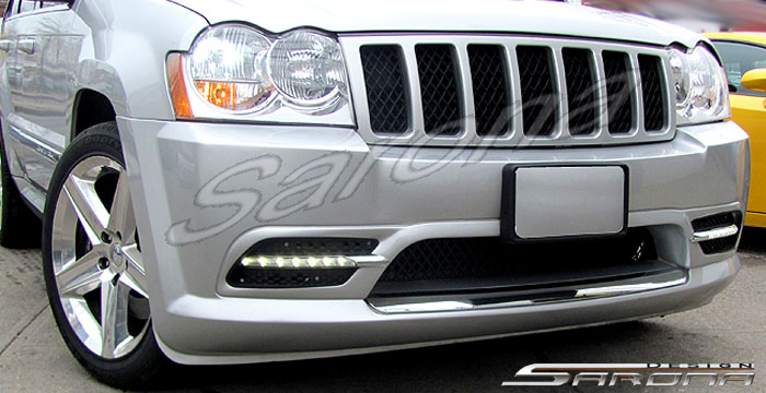 Custom Jeep Grand Cherokee  SUV/SAV/Crossover Front Bumper (2008 - 2010) - $650.00 (Part #JP-004-FB)